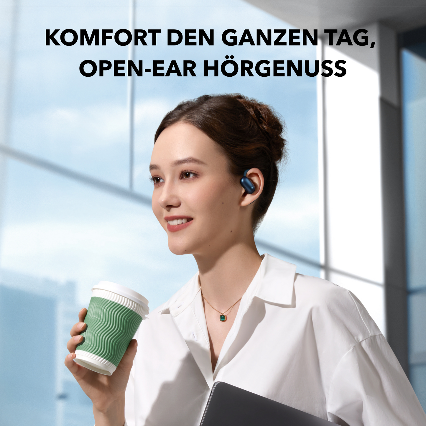 AeroFit 2 | Kabellose Open-Ear Earbuds mit anpassbarem Halt