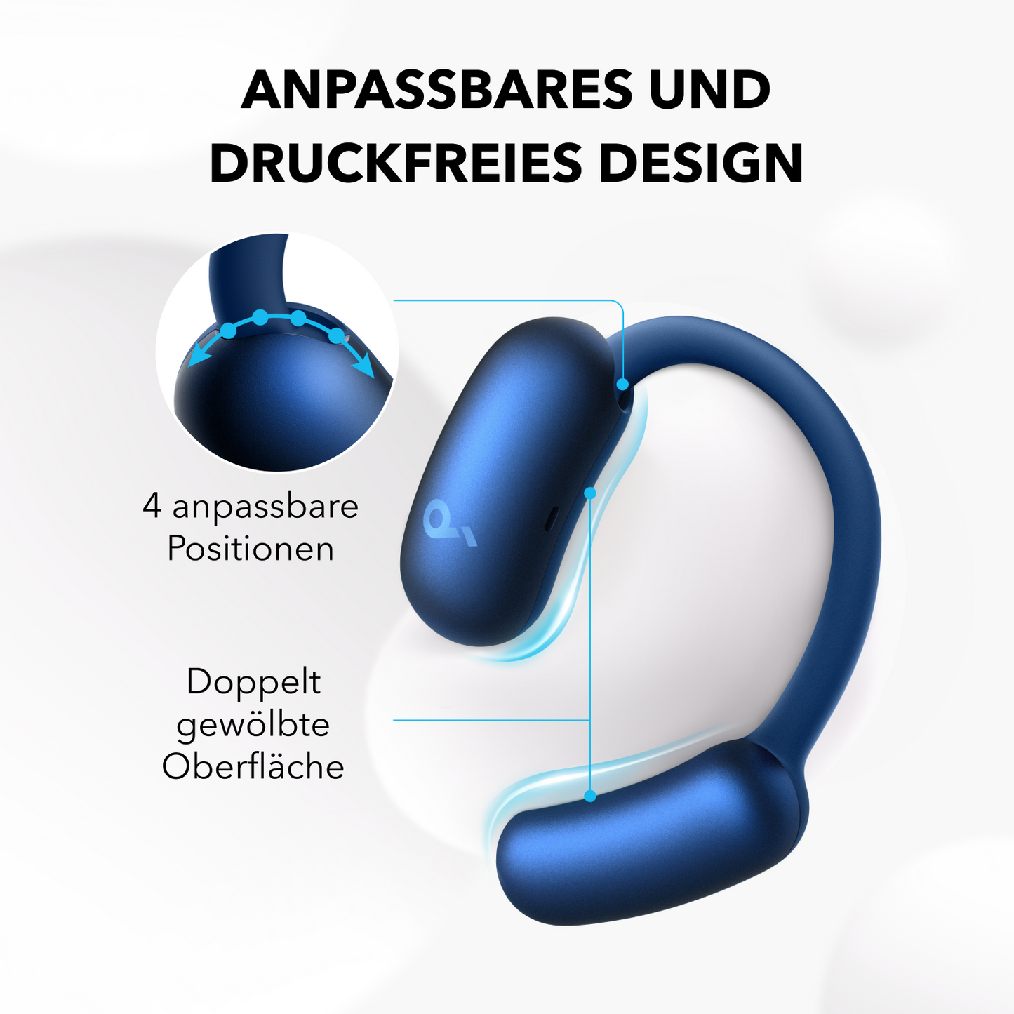 AeroFit 2 | Kabellose Open-Ear Earbuds mit anpassbarem Halt