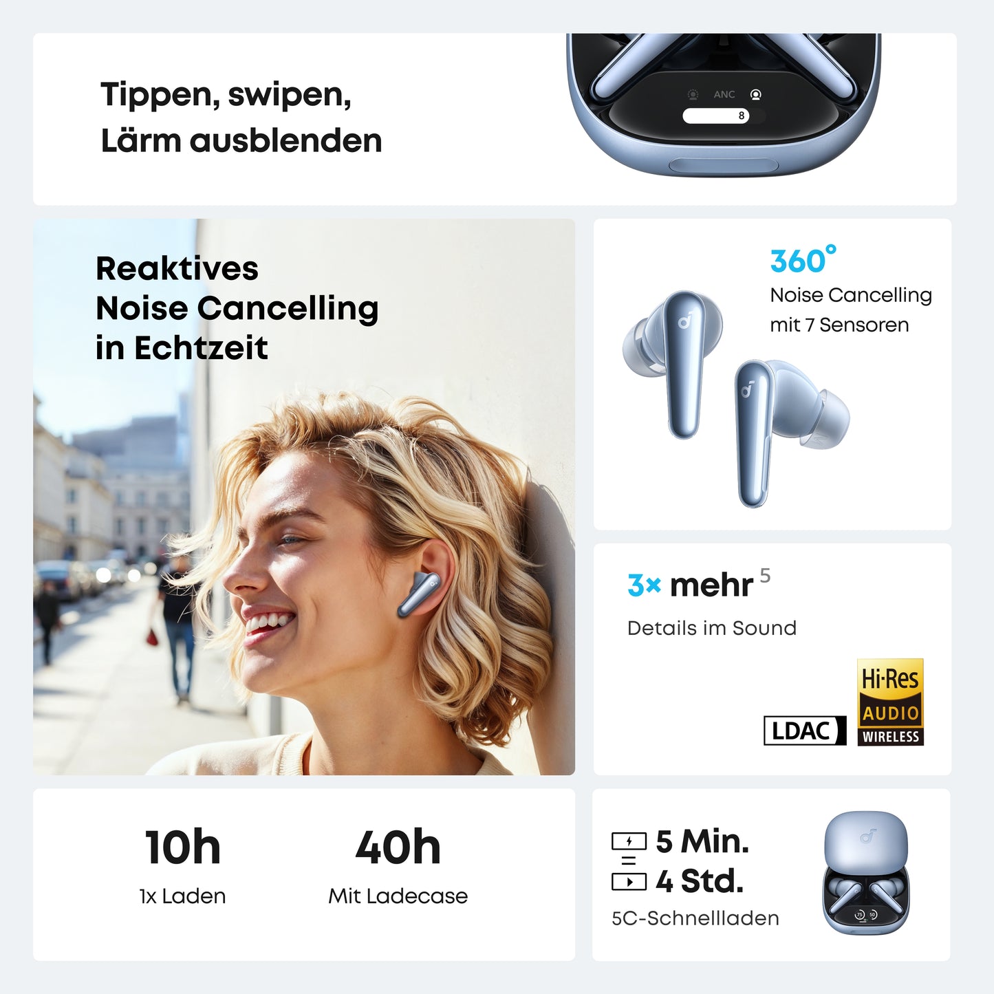 Liberty 4 Pro | True Wireless Earbuds mit Noise Cancelling