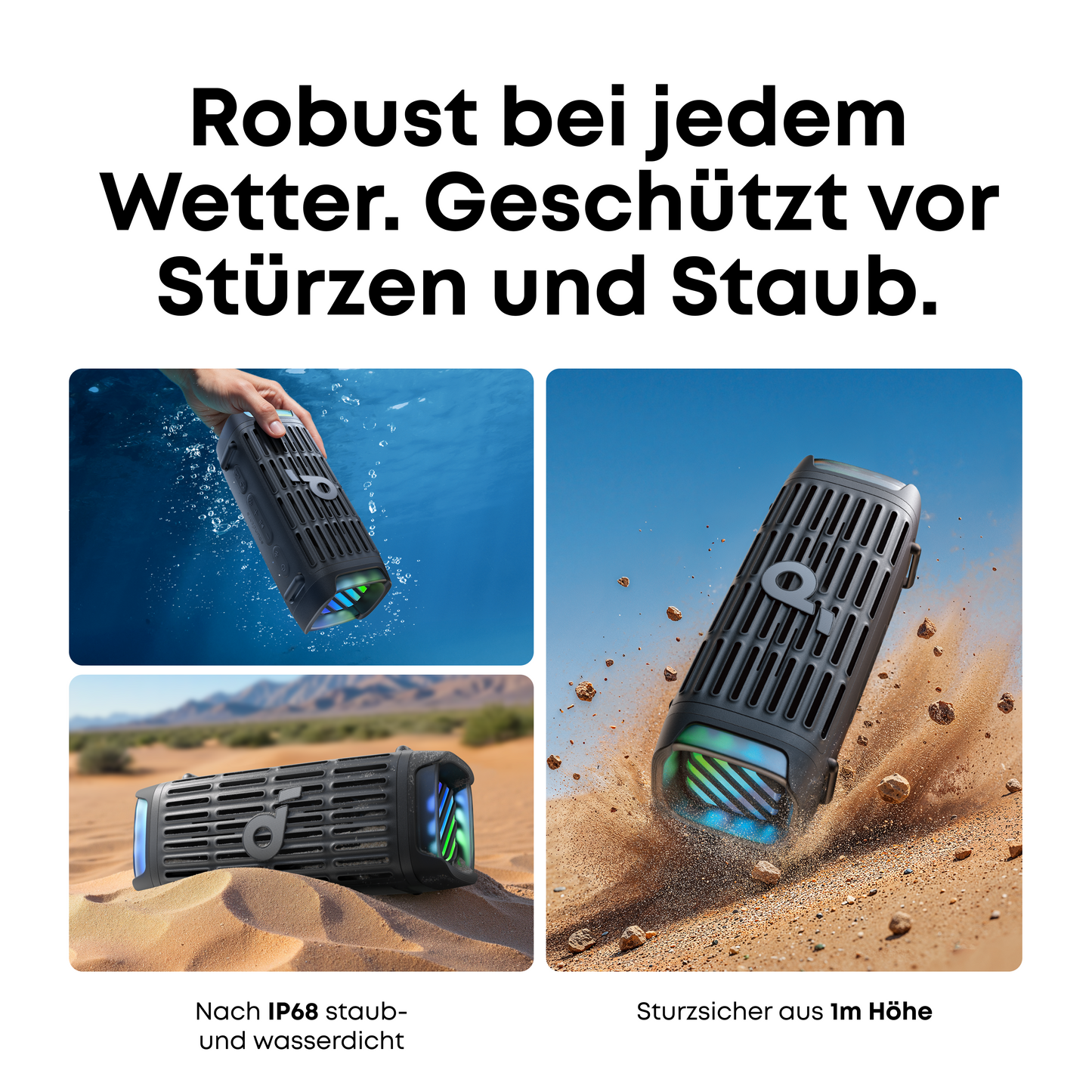 soundcore Boom 3i | Wasserdichter Bluetooth-Lautsprecher