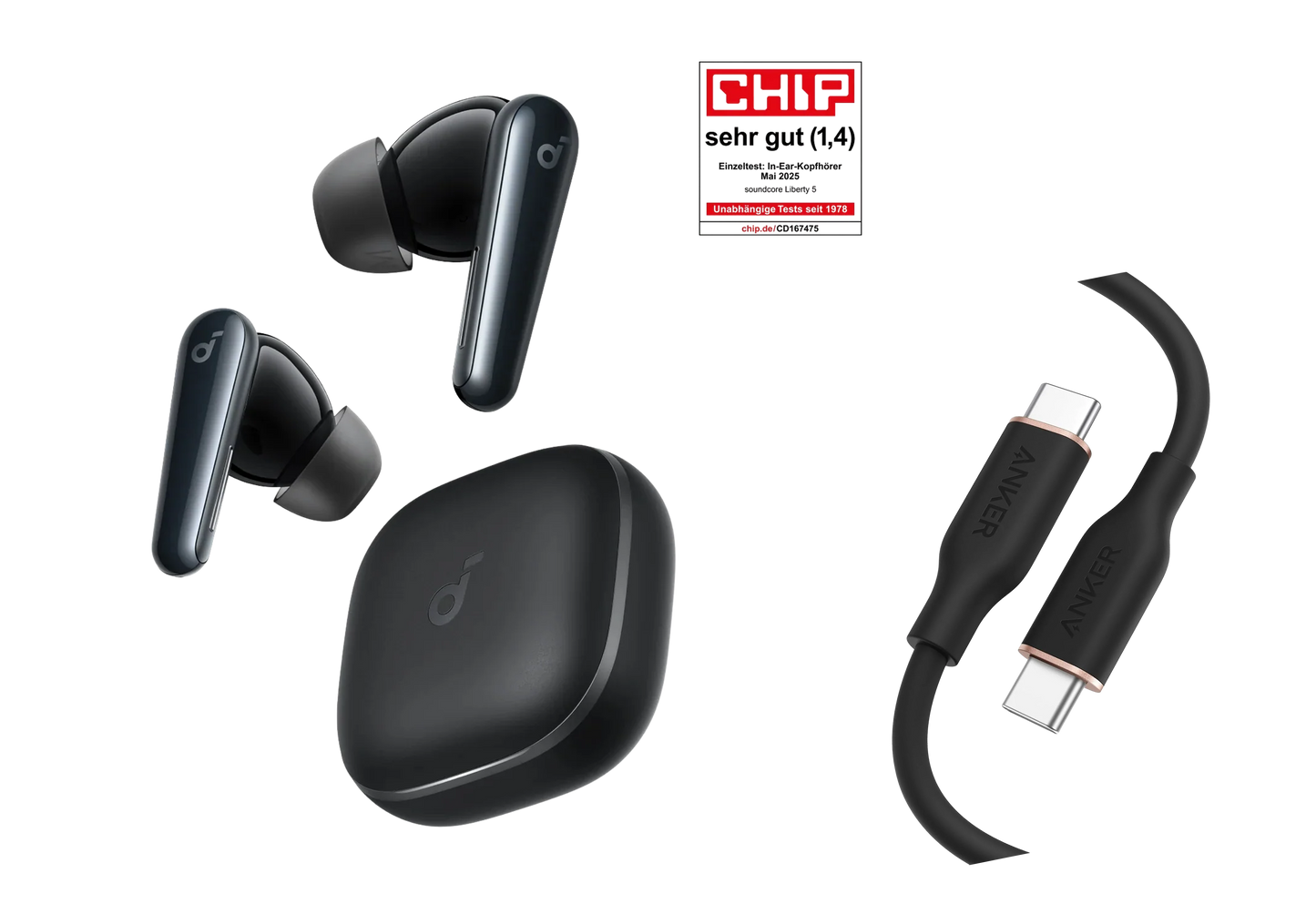 Liberty 5 & Anker USB-C auf USB-C Kabel