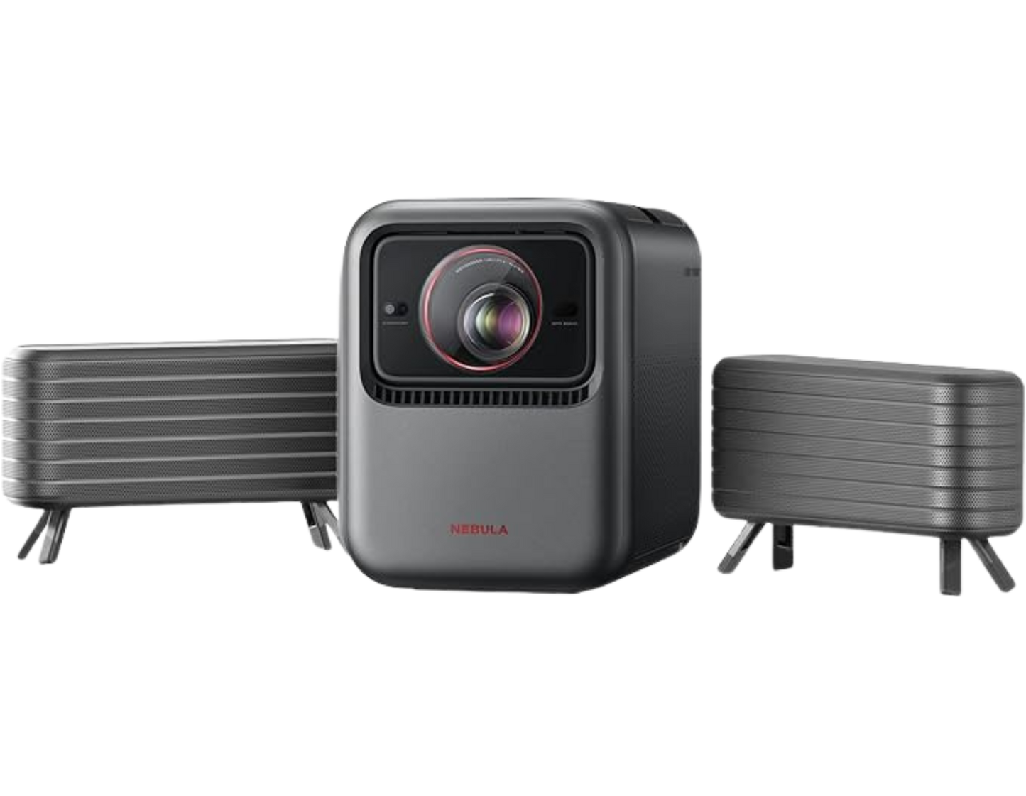 NEBULA X1 Triple Laser 4K Beamer mit kabellosen Satellitenlautsprechern (2er-Pack)
