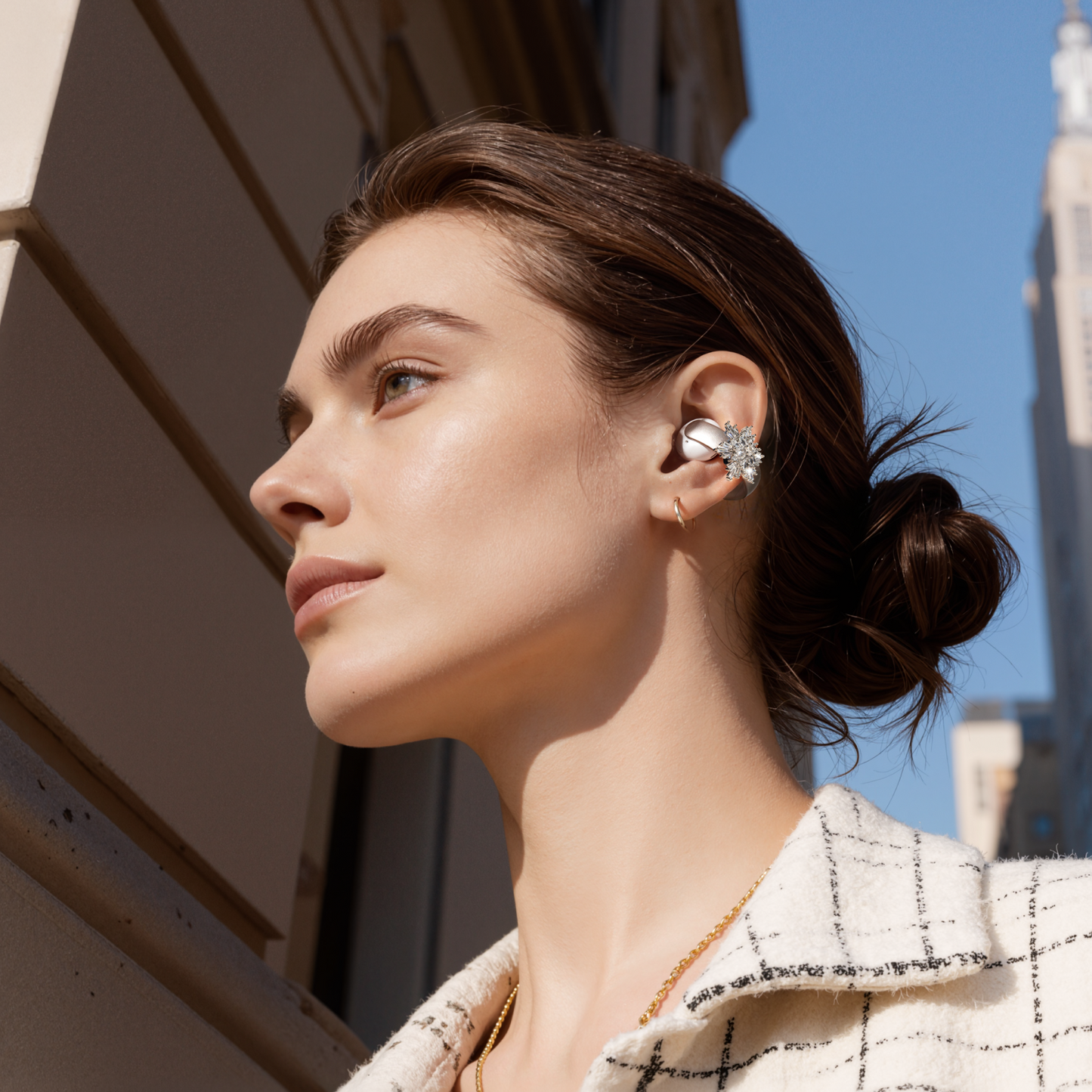 Stylisches Schneeflocken-Accessoire | Exklusives Design für die soundcore AeroClip