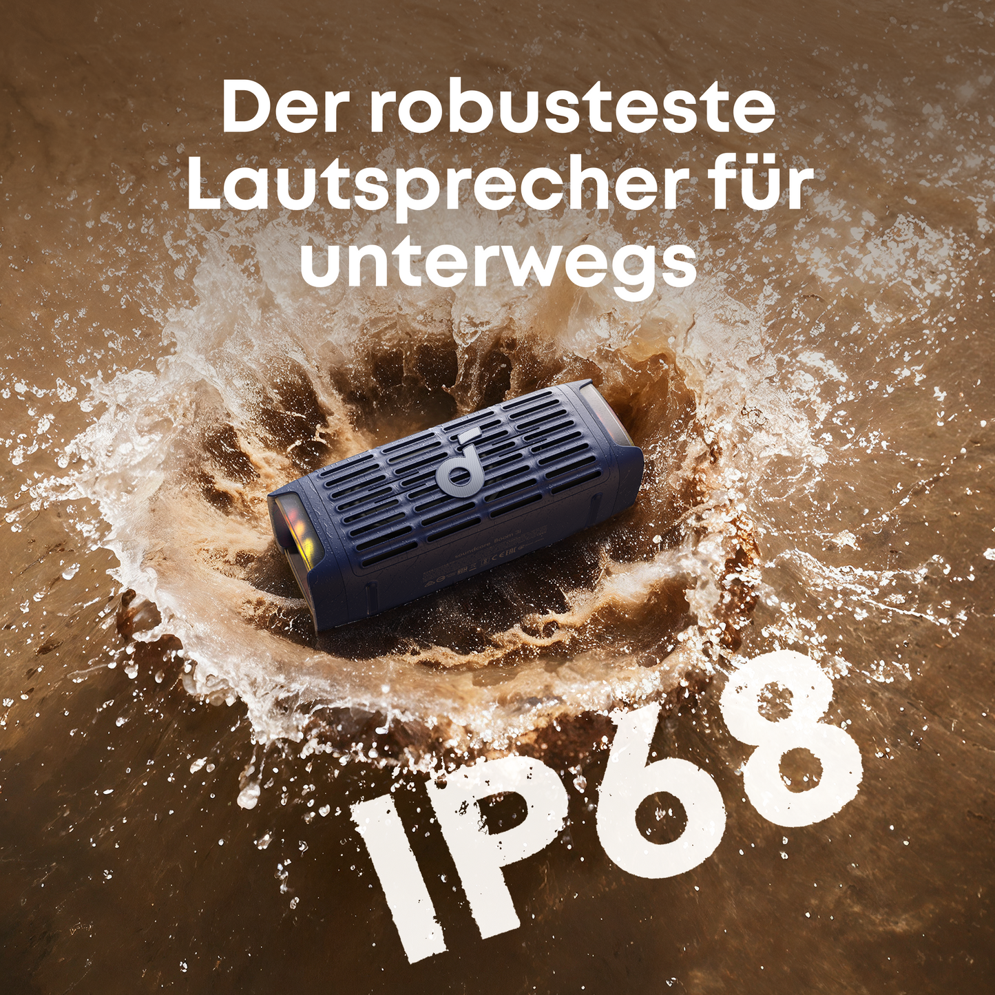 soundcore Boom 3i | Wasserdichter Bluetooth-Lautsprecher