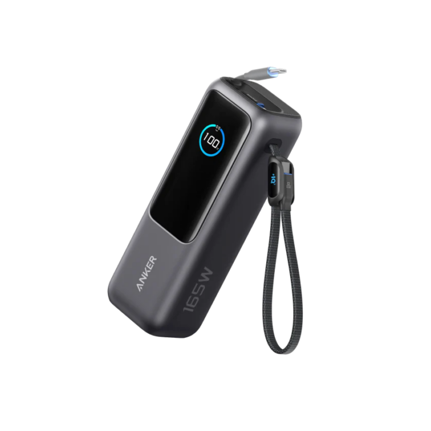 Anker Powerbank (25K, 165W, Integriertes + einziehbares Kabel)