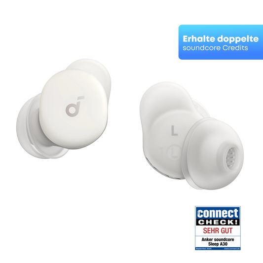 soundcore Sleep A30 ohrstöpsel mit druckfreiem komfort