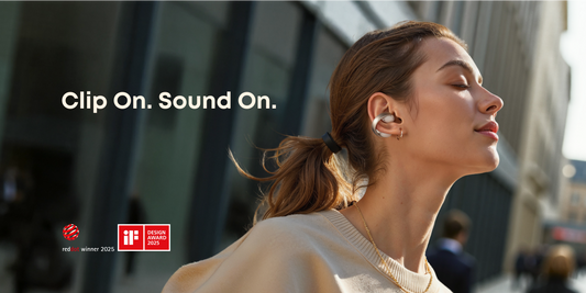 soundcore AeroClip Open-Ear Clip-On Ohrhörer mit langer Akkulaufzeit