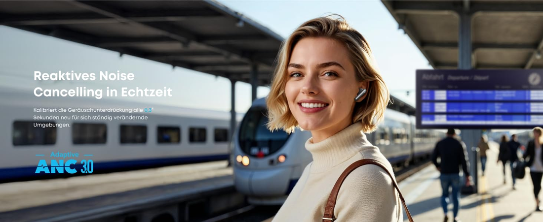 soundocore Liberty 4 Pro earbuds Adaptive Geräuschunterdrückung in Echtzeit