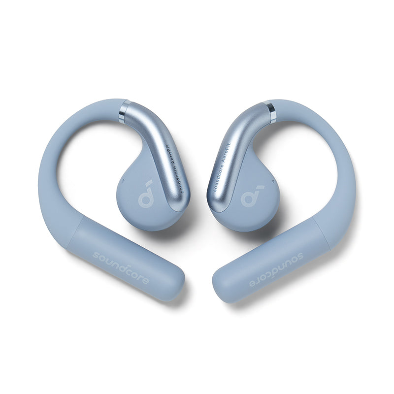 soundcore AeroFit linke und rechte Earbuds - Blau