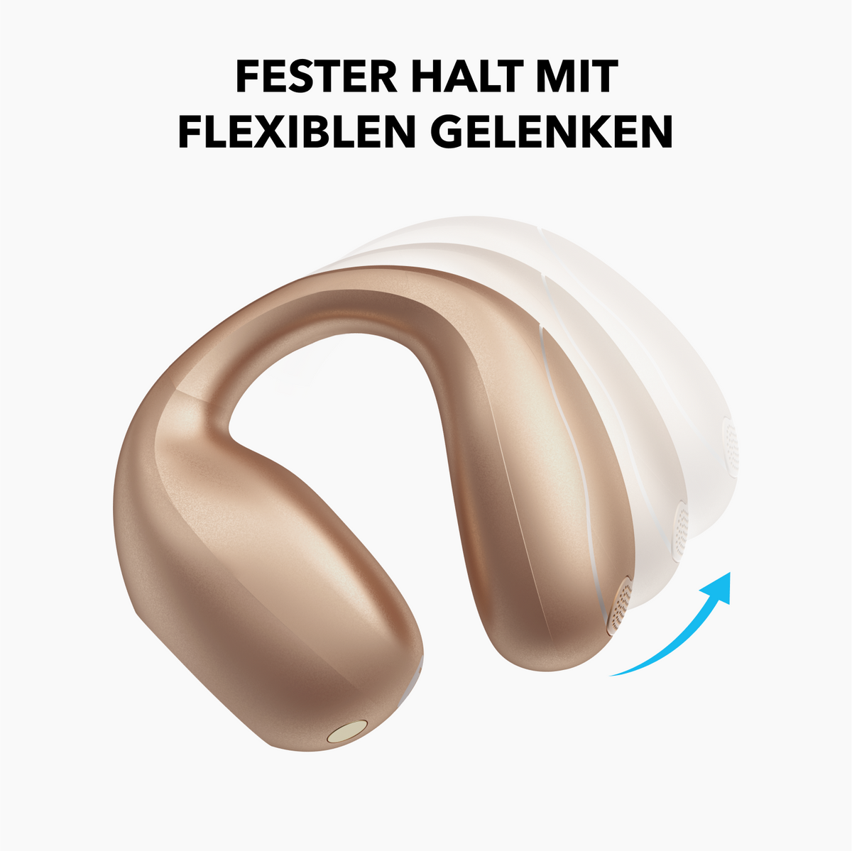 soundcore C40i | Flexible Clip-On Kopfhörer mit hohem Tragekomfort.