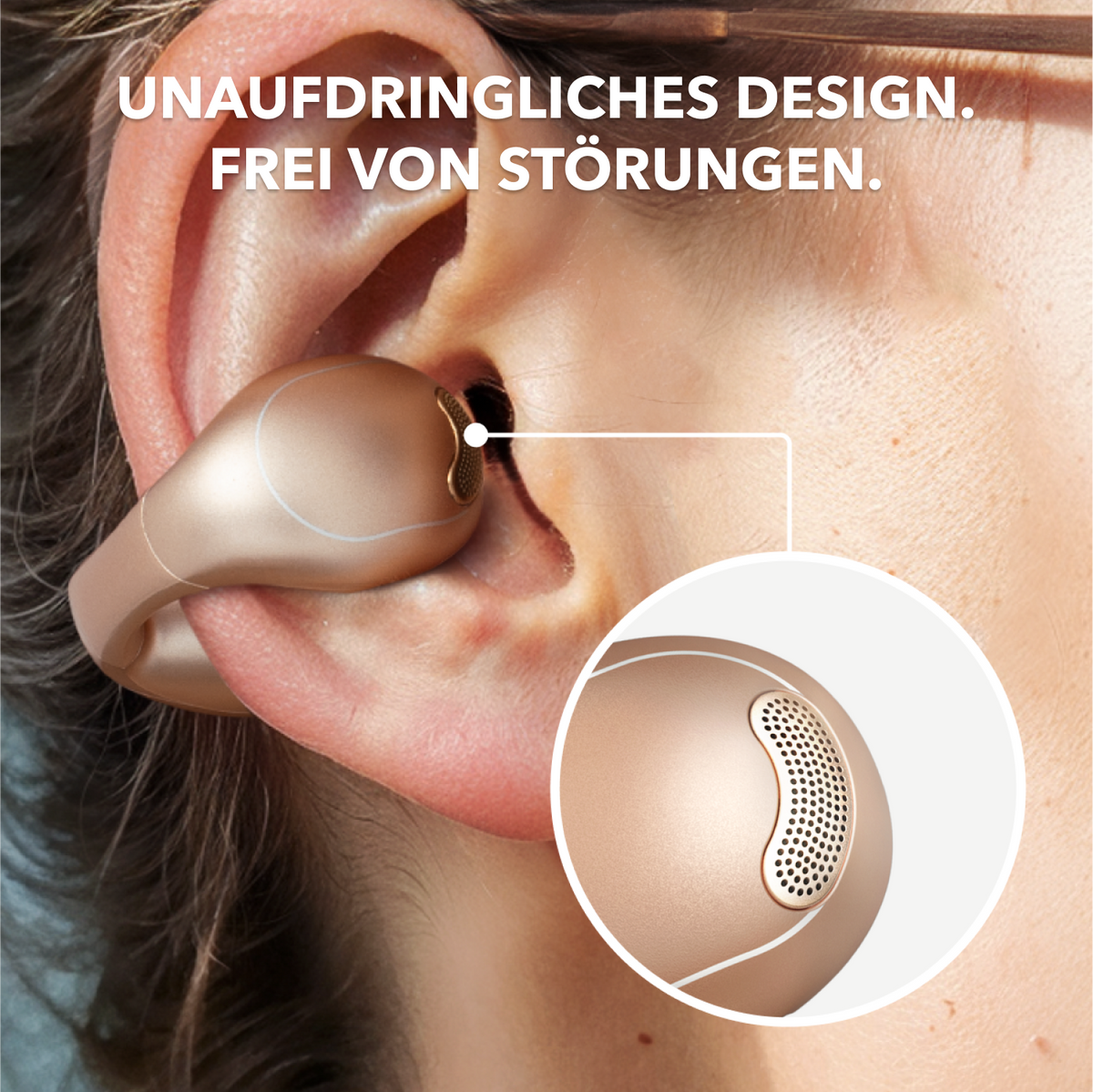 soundcore C40i | Flexible Clip-On Kopfhörer mit hohem Tragekomfort.