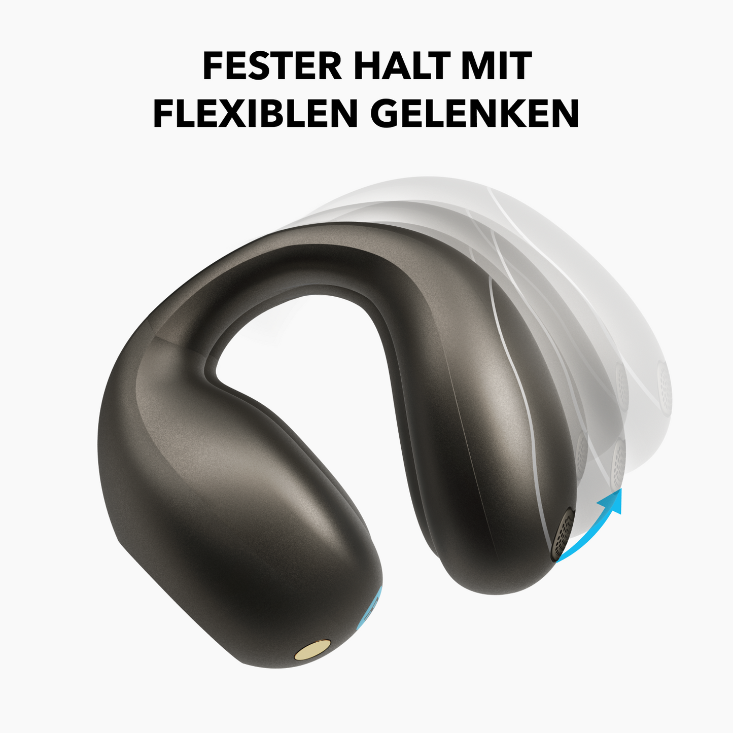 soundcore C40i | Flexible Clip-On Kopfhörer mit hohem Tragekomfort.