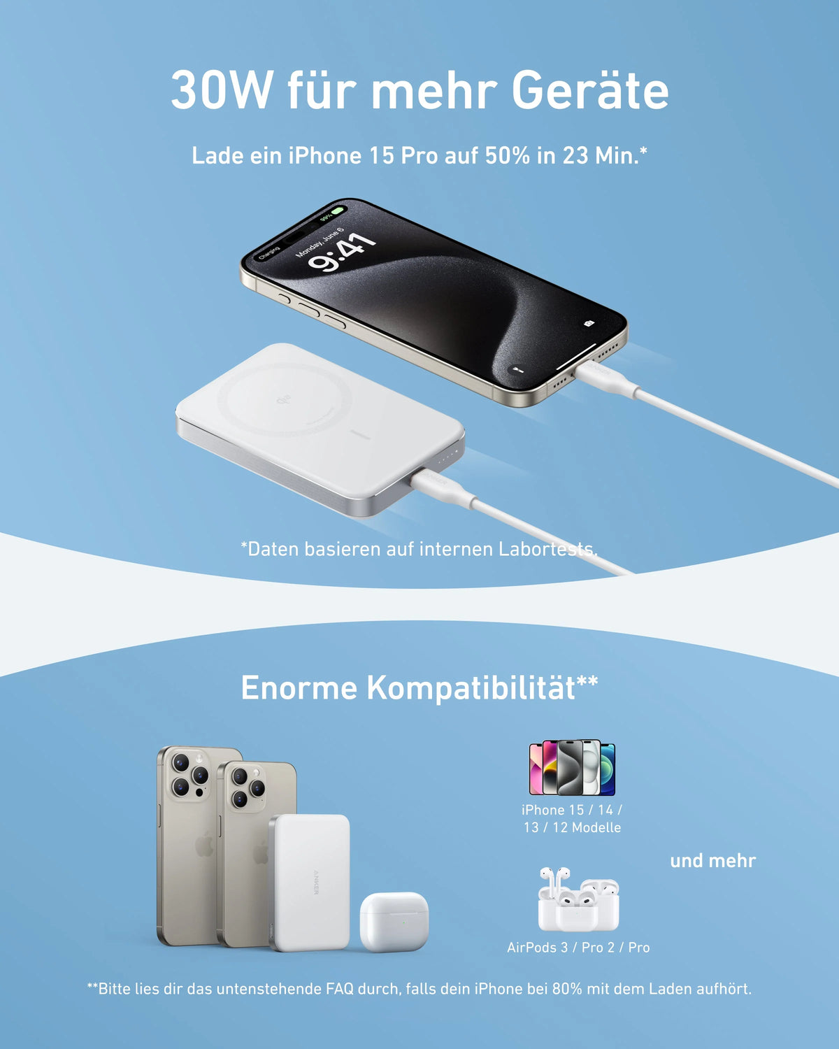 Anker MagGo Powerbank (10.000mAh, Slim)