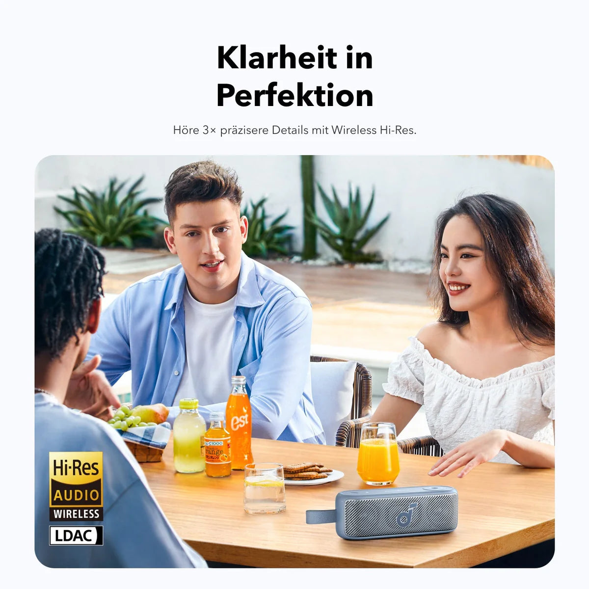 Motion 100 | Tragbarer kabelloser Bluetooth-Lautsprecher