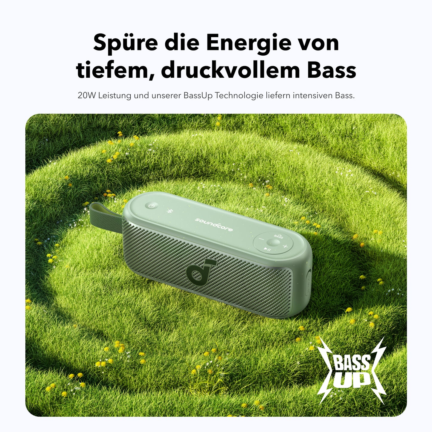 Motion 100 | Tragbarer kabelloser Bluetooth-Lautsprecher