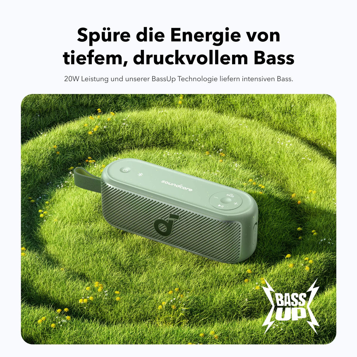 Motion 100 | Tragbarer kabelloser Bluetooth-Lautsprecher