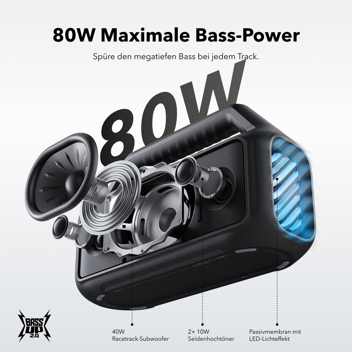 Boom 2 | Tragbarer Bluetooth-Lautsprecher für mehr Bass
