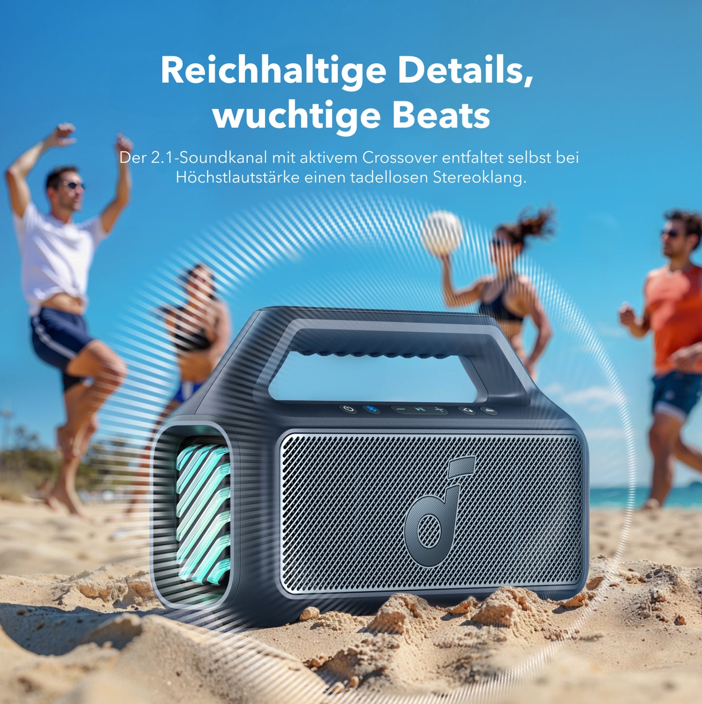 Boom 2 | Tragbarer Bluetooth-Lautsprecher für mehr Bass