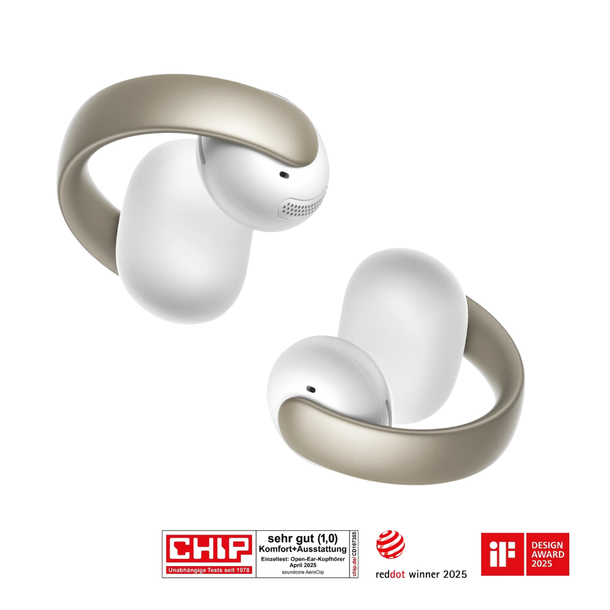 soundcore AeroClip | Open-Ear Clip-Earbuds mit adaptivem Komfort