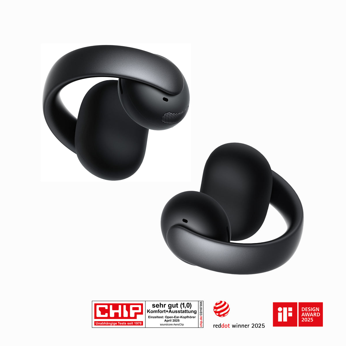 soundcore AeroClip | Open-Ear Clip-Earbuds mit adaptivem Komfort