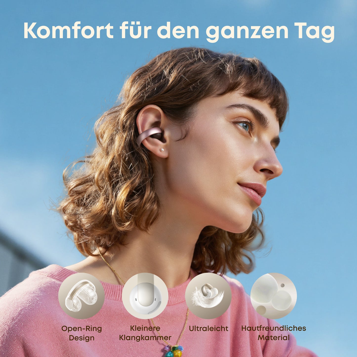soundcore AeroClip | Open-Ear Clip-Earbuds mit adaptivem Komfort