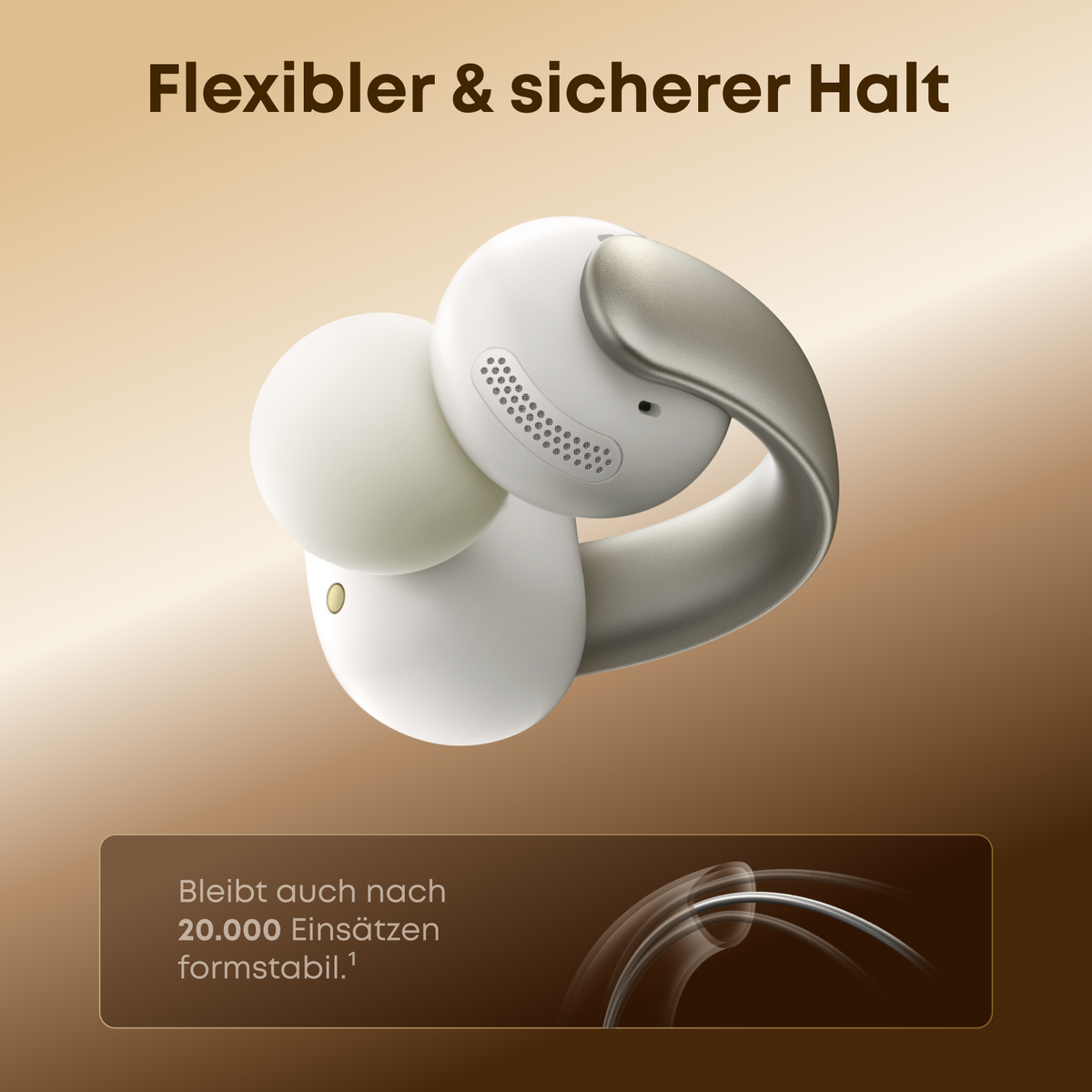 soundcore AeroClip | Open-Ear Clip-Earbuds mit adaptivem Komfort