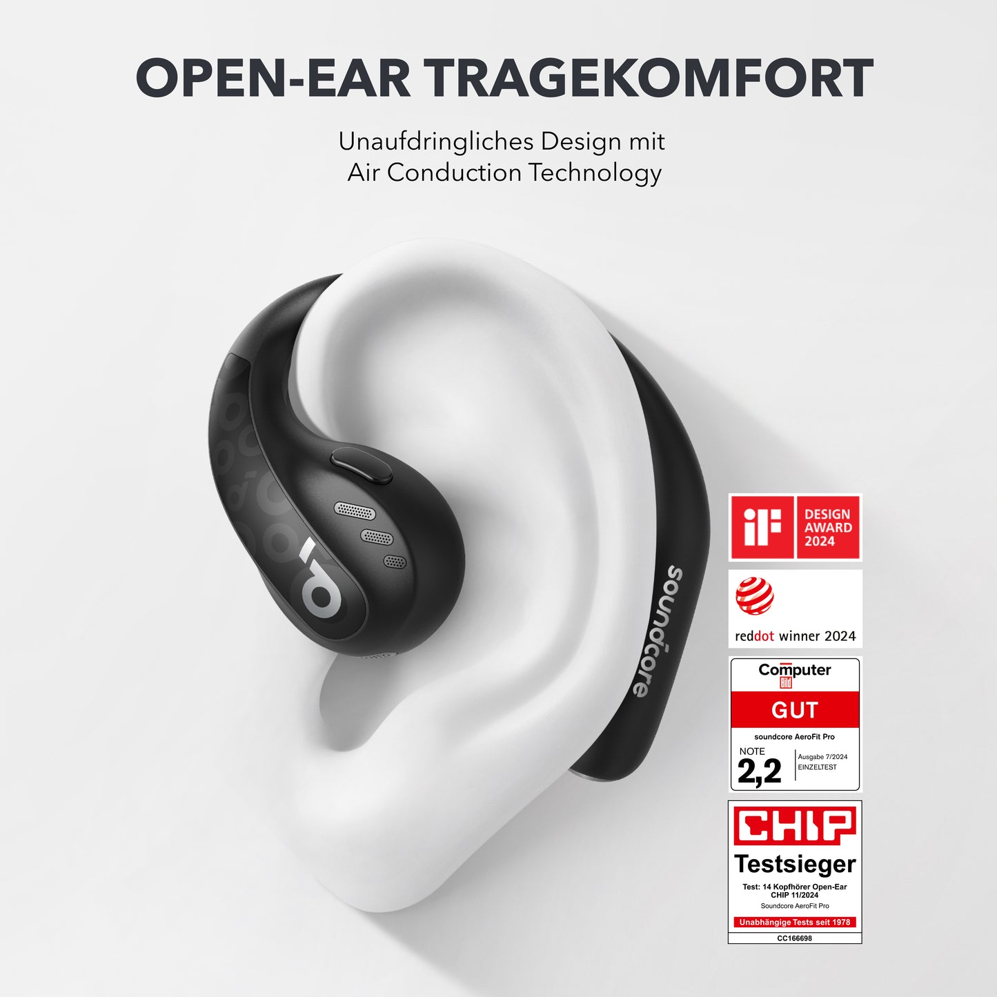 AeroFit Pro | Stabile Open-Ear Sport-Earbuds
