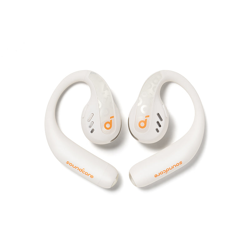 soundcore AeroFit Pro linke und rechte Earbuds – Weiß