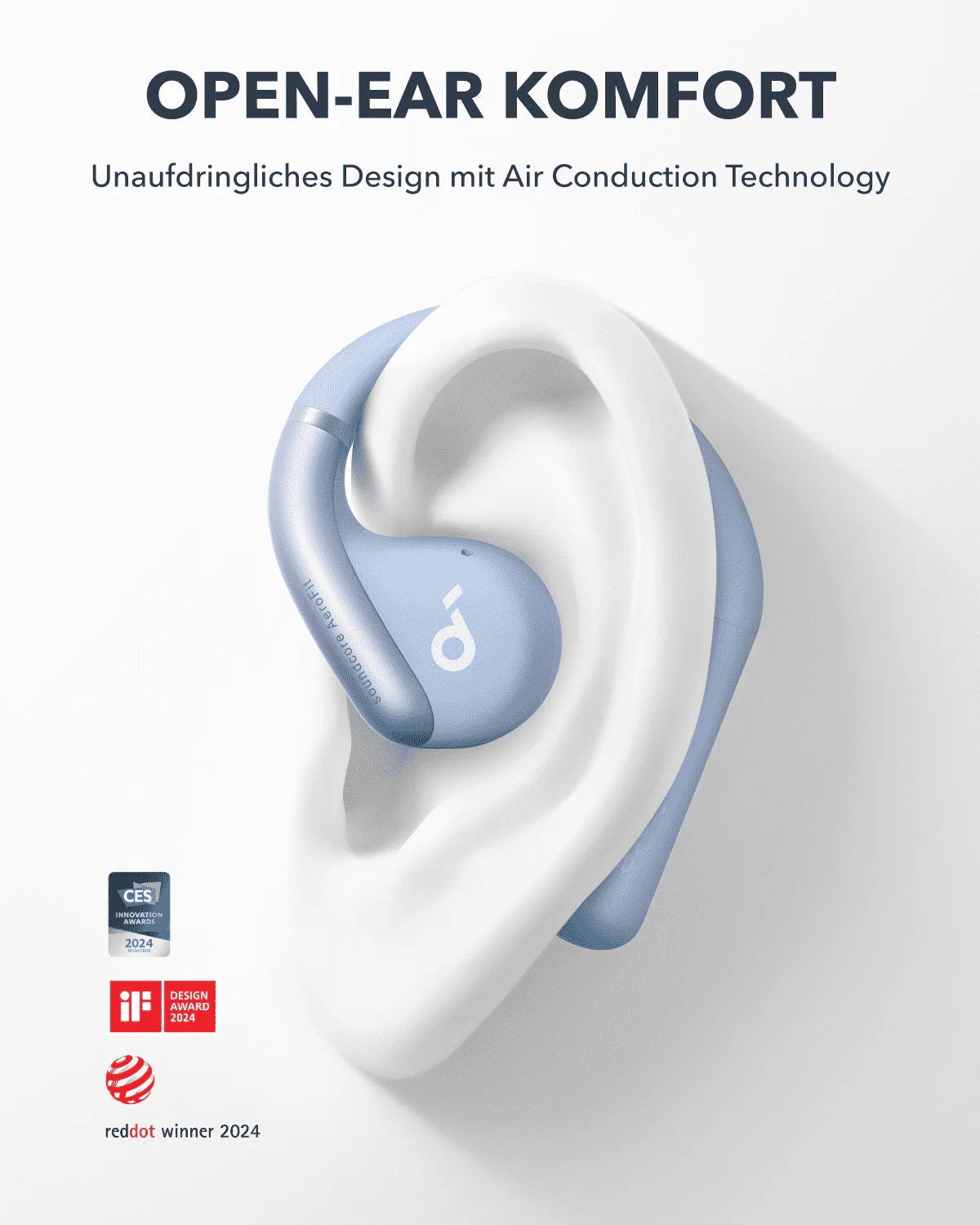 AeroFit | Bequeme Open-Ear Kopfhörer