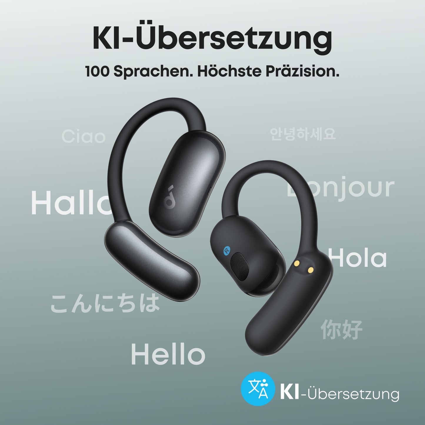 AeroFit 2 | Kabellose Open-Ear Earbuds mit anpassbarem Halt