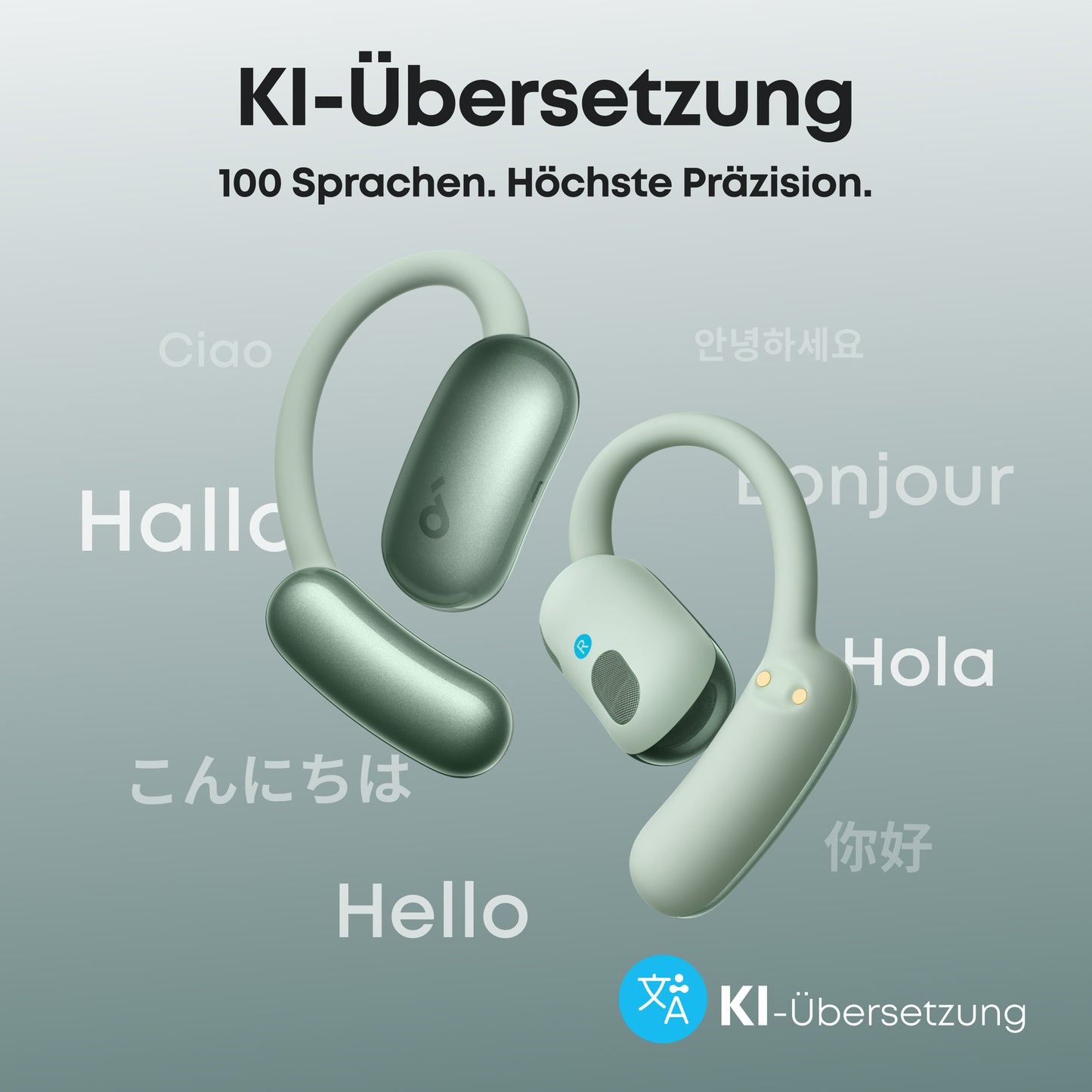 AeroFit 2 | Kabellose Open-Ear Earbuds mit anpassbarem Halt