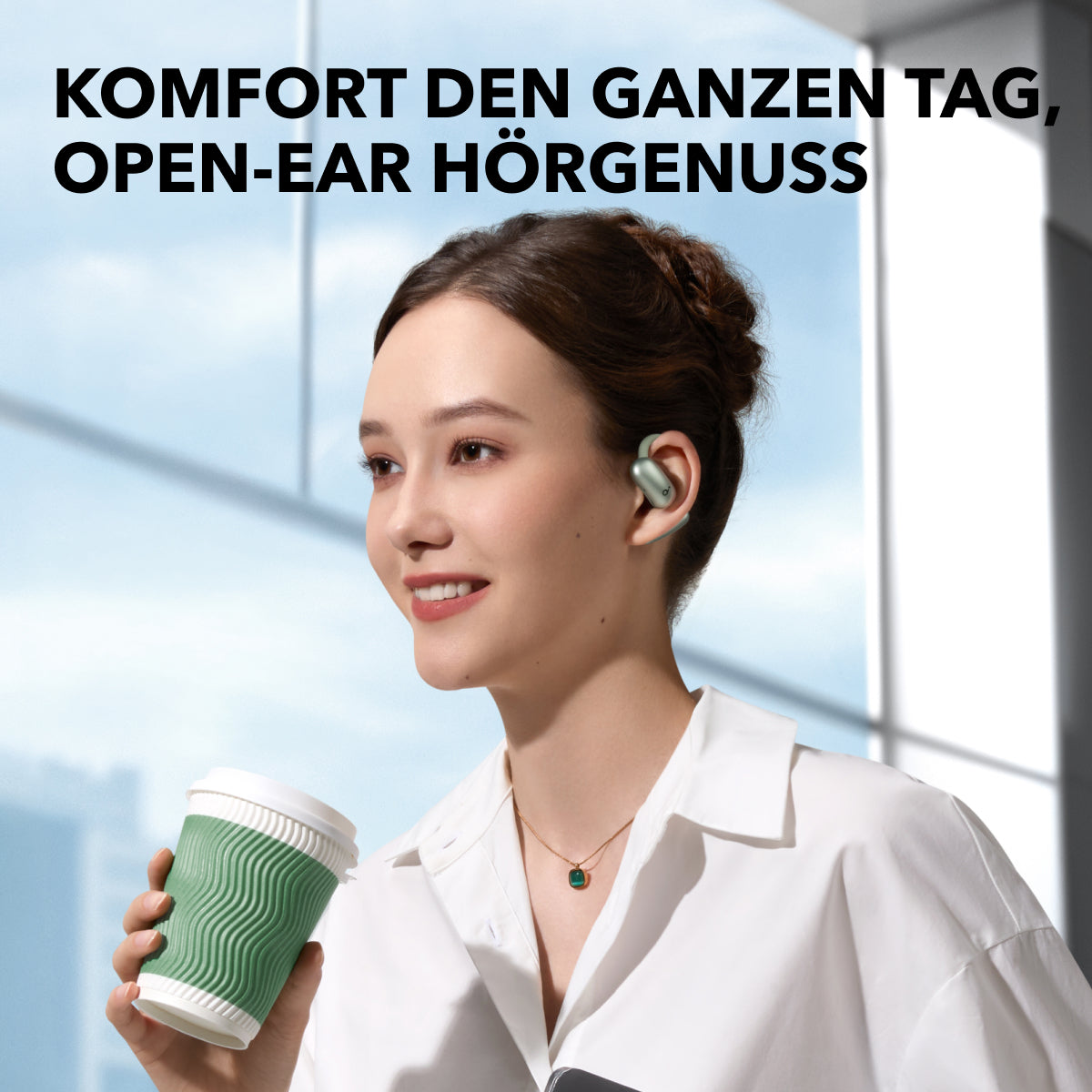 AeroFit 2 | Kabellose Open-Ear Earbuds mit anpassbarem Halt