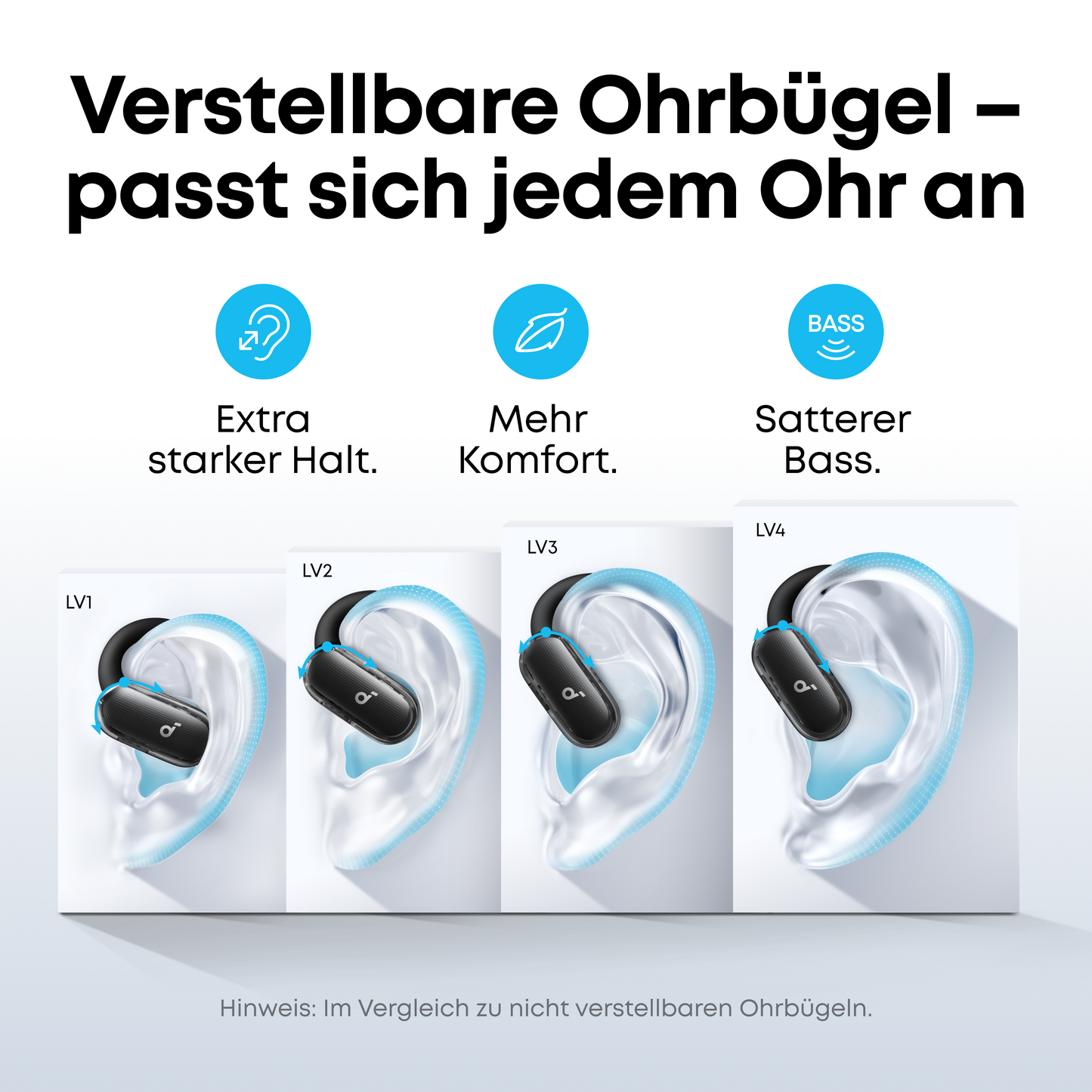 soundcore V40i｜ Kabellose Earbuds mit klarem Case