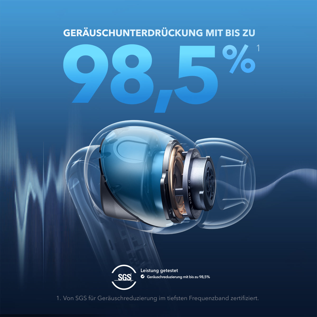 NC DE True-Wireless - Kopfhörer Liberty soundcore mit - Geräuschunterdrückung - 4 soundcore Neue Deutschland