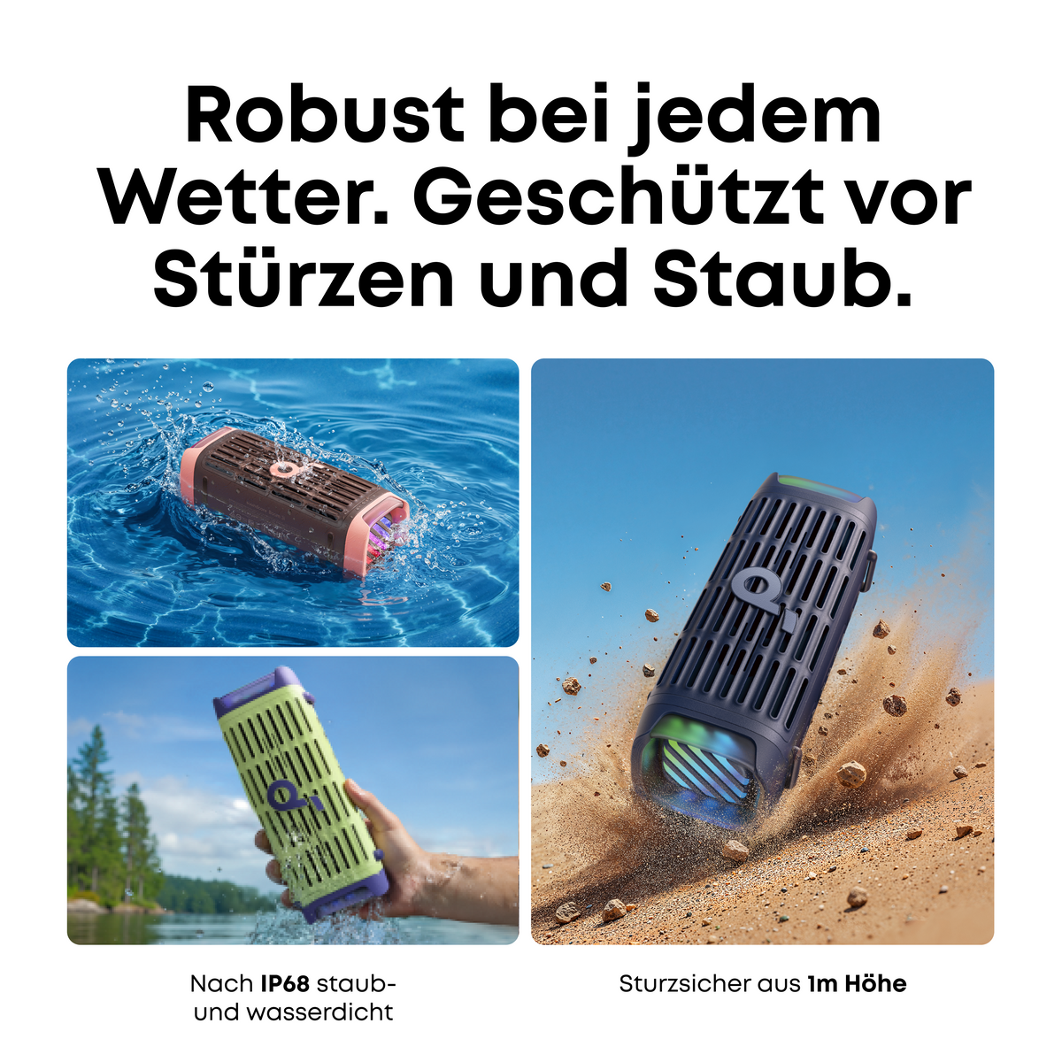 soundcore Boom 3i | Wasserdichter Bluetooth-Lautsprecher