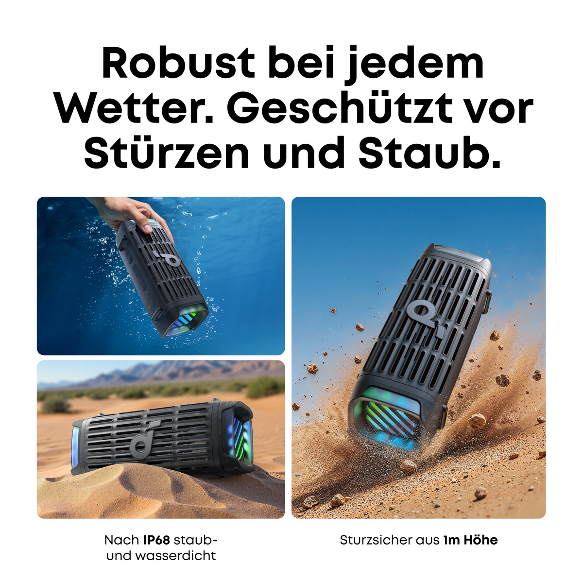 soundcore Boom 3i | Wasserdichter Bluetooth-Lautsprecher