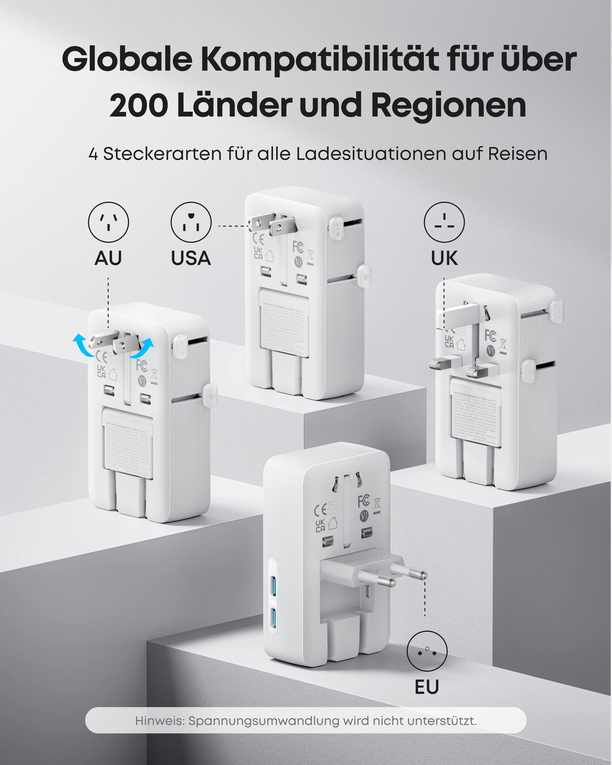 Anker Nano Reiseadapter (5-in-1, 20W)