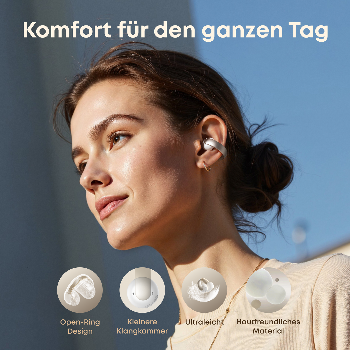 soundcore AeroClip | Open-Ear Clip-Earbuds mit adaptivem Komfort