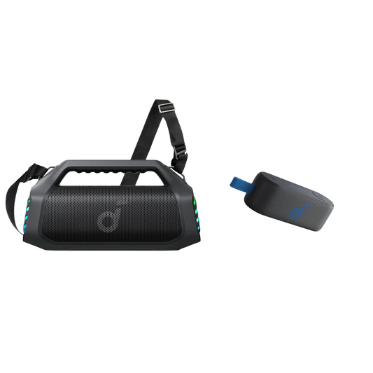 Boom 2 Pro | Extrem tiefer Bass für draußen + soundcore Select 3