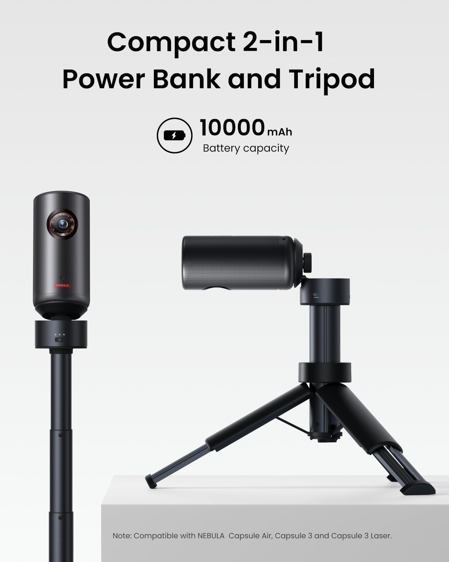 NEBULA Capsule Power Bank Tripod - Capsule Serie