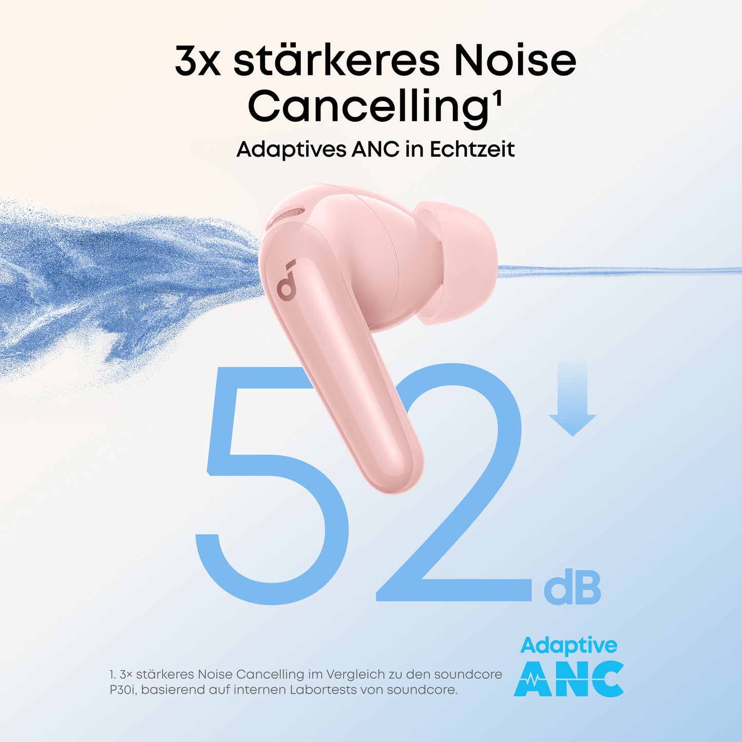P31i | Wireless Earbuds mit immersivem, adaptivem ANC
