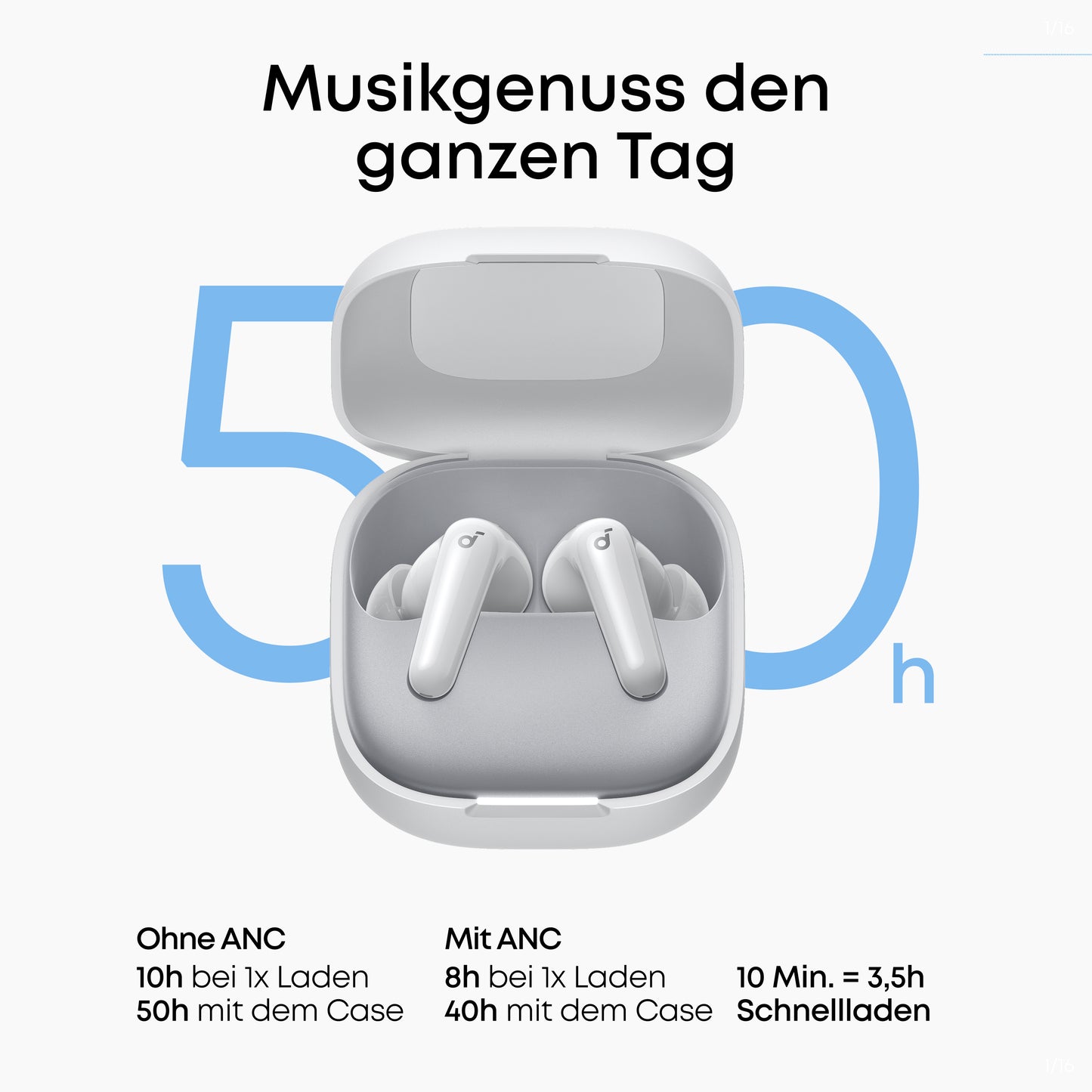 P31i | Wireless Earbuds mit immersivem, adaptivem ANC