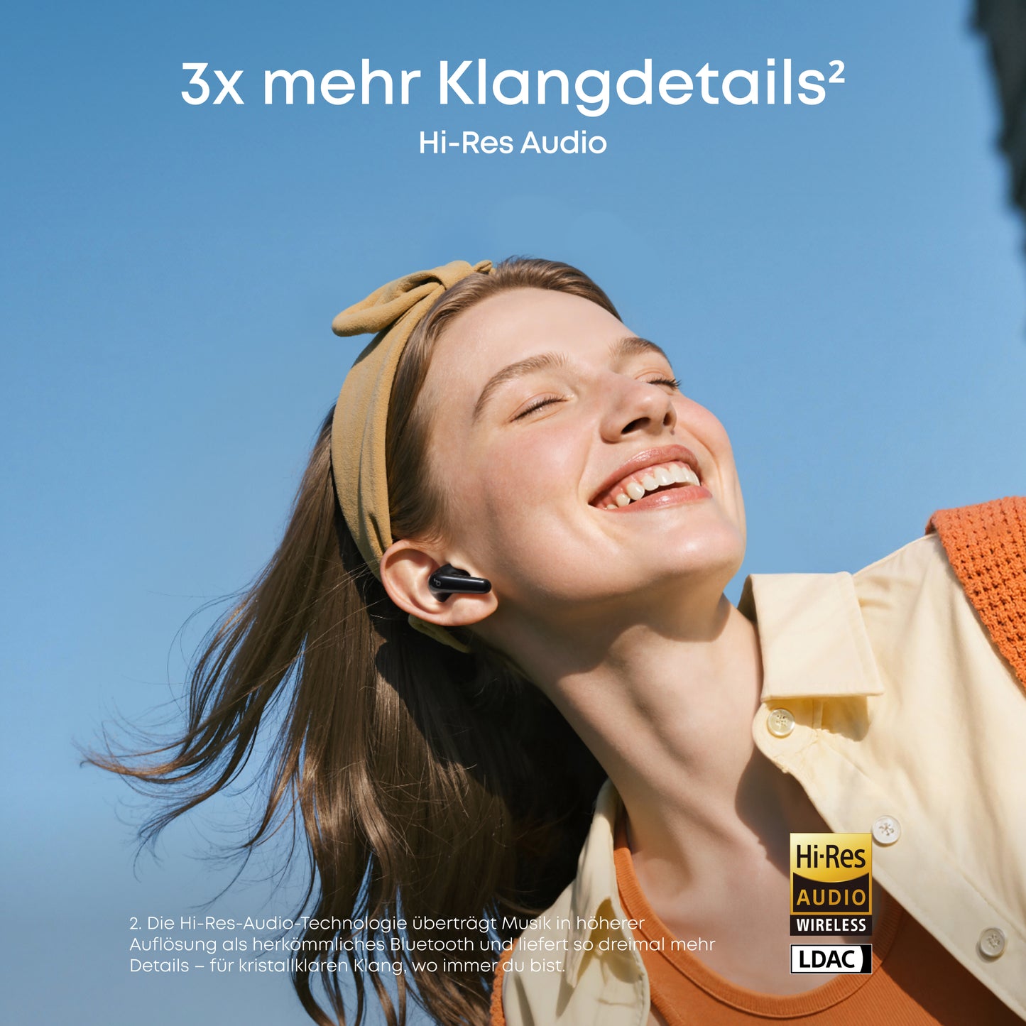 P31i | Wireless Earbuds mit immersivem, adaptivem ANC