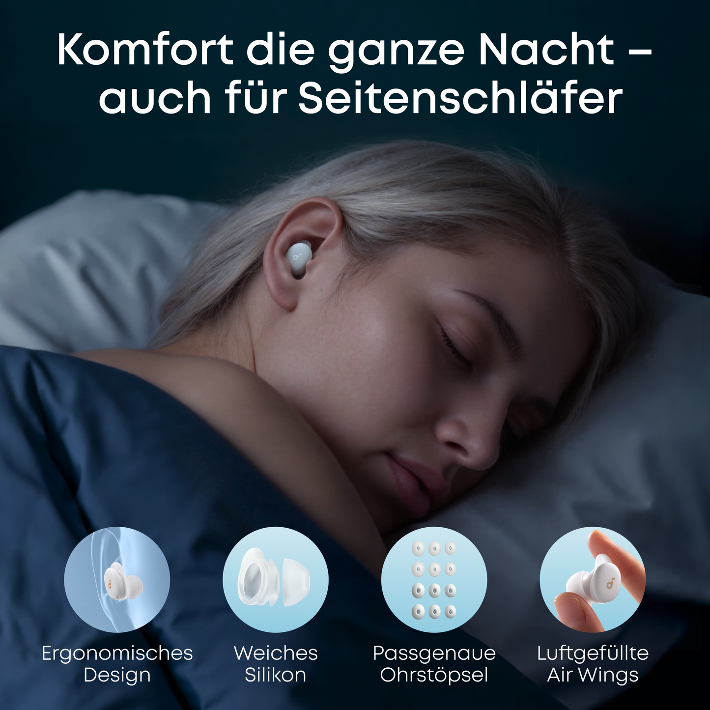 Sleep A30｜Die weltweit ersten Schlafkopfhörer mit intelligentem ANC