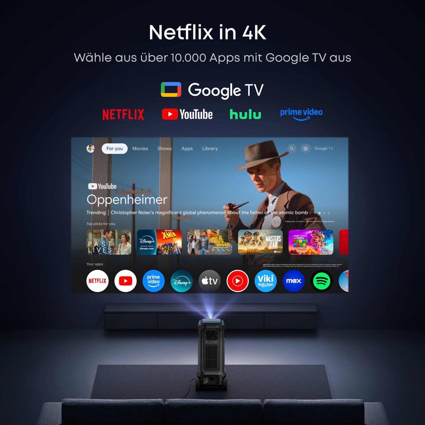 Nebula X1 Pro 4K Beamer | Das weltweit erste mobile Heimkino