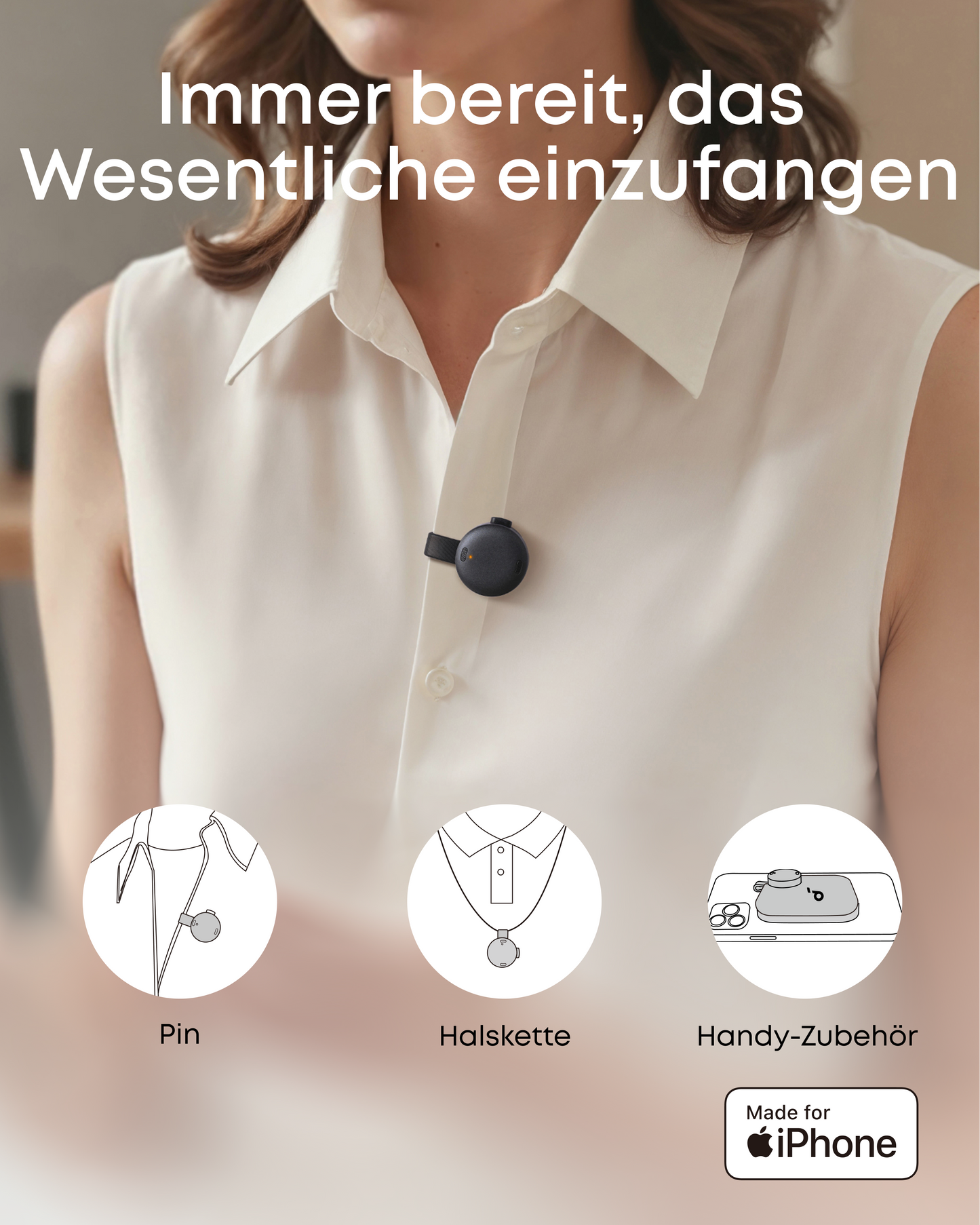 soundcore Work | Der erste KI-Sprachrecorder in Münzgröße