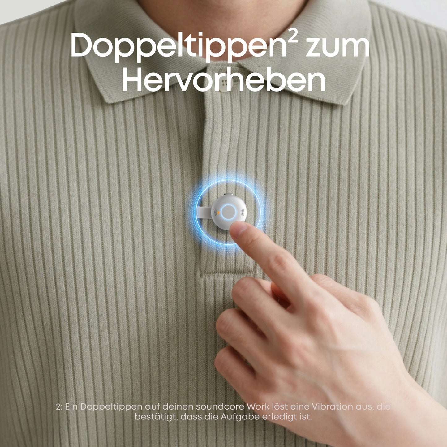 soundcore Work | Der erste KI-Sprachrekorder in Münzgröße