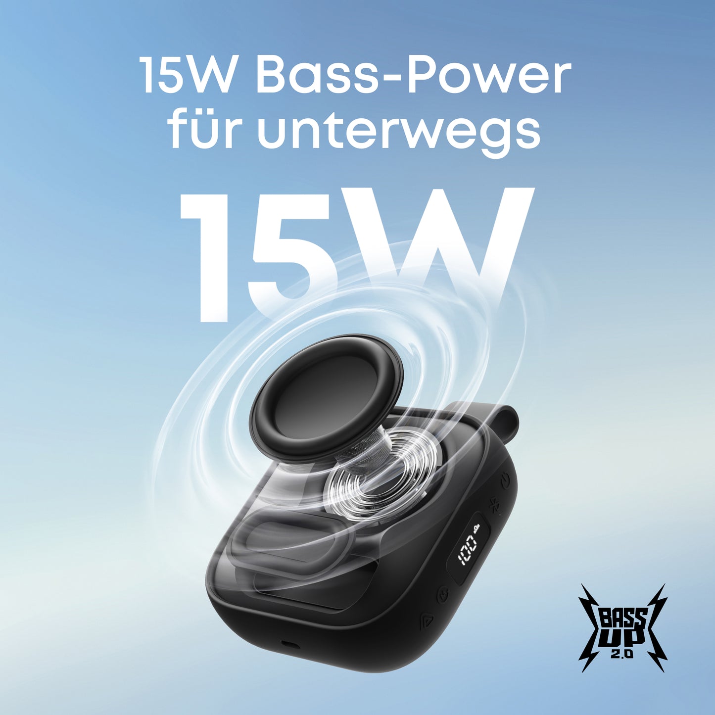 soundcore Boom Go 3i | Tragbarer Bluetooth-Lautsprecher mit kraftvollem Bass