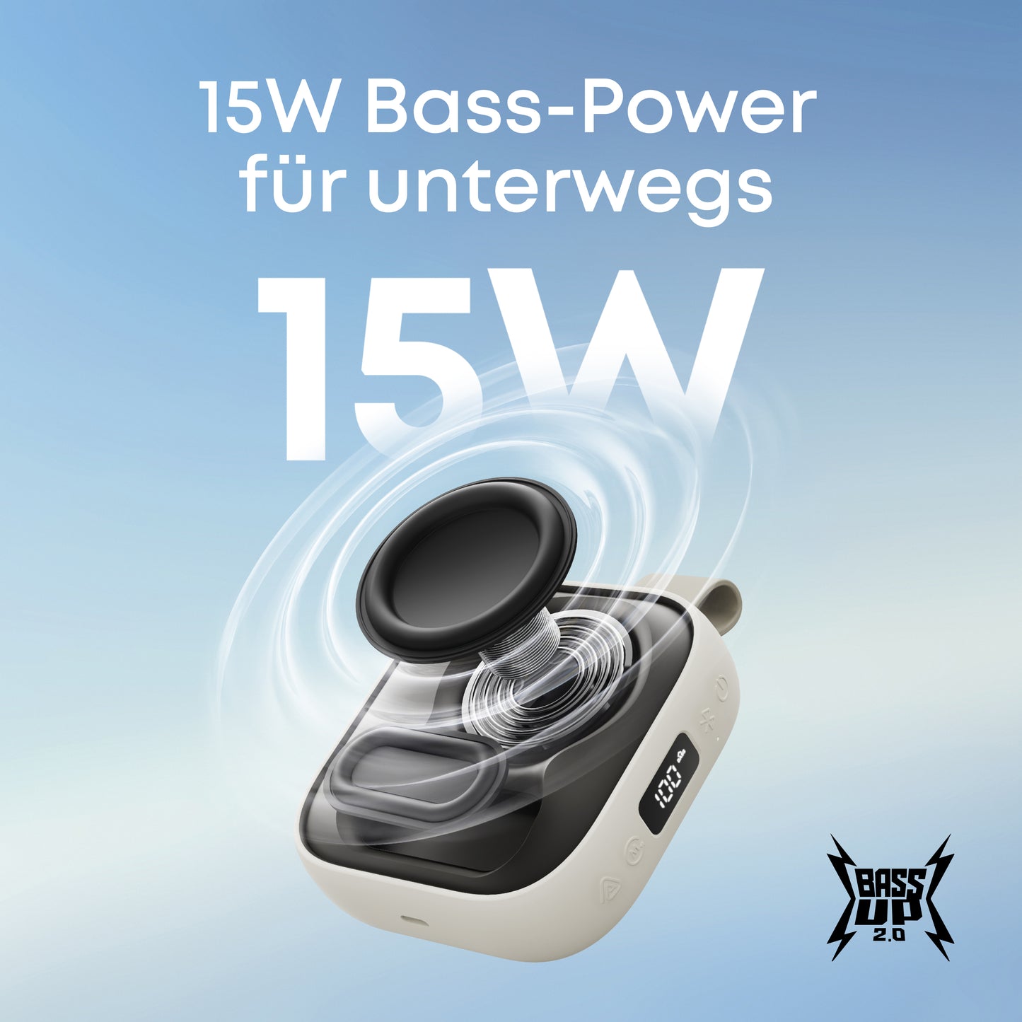soundcore Boom Go 3i | Tragbarer Bluetooth-Lautsprecher mit kraftvollem Bass