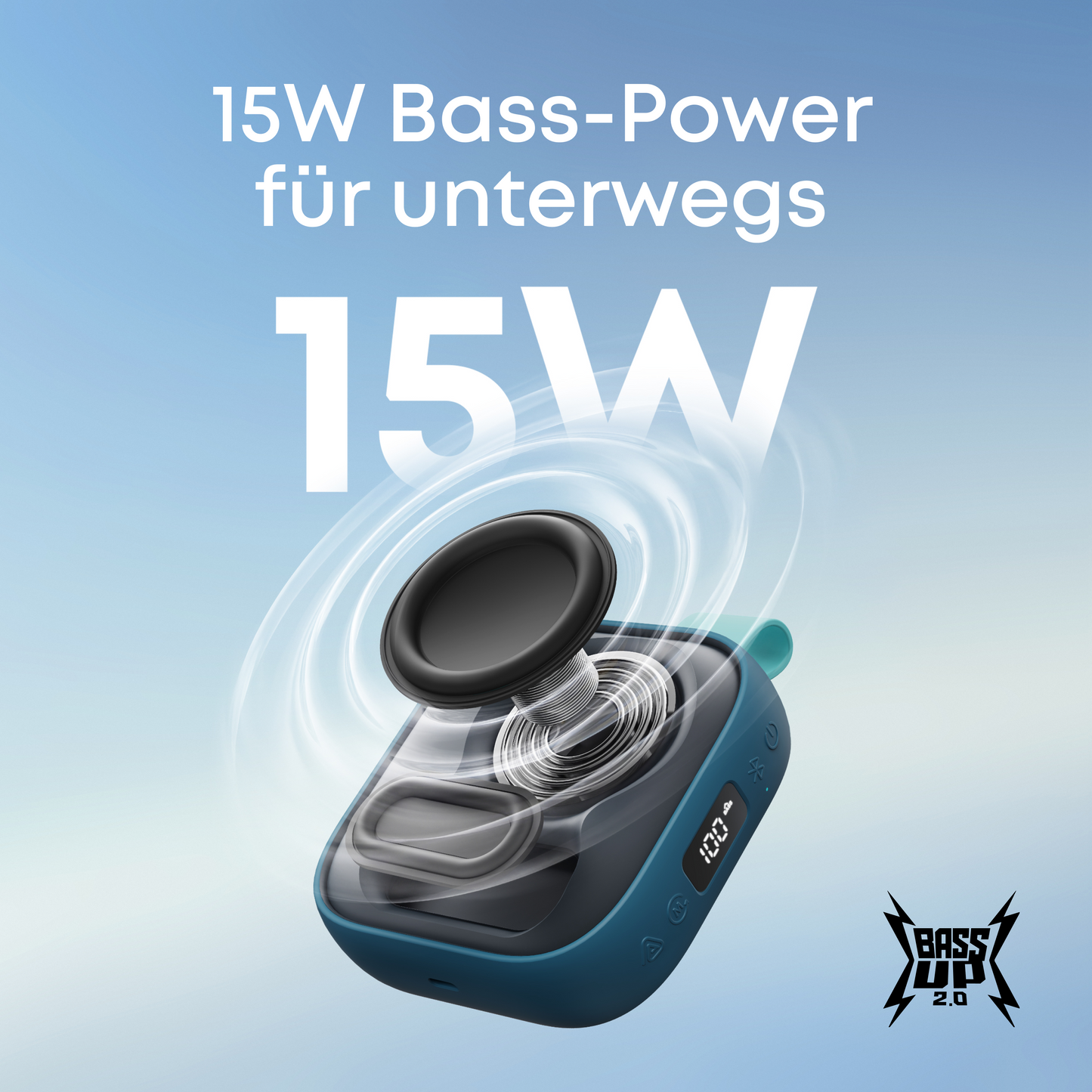 soundcore Boom Go 3i | Tragbarer Bluetooth-Lautsprecher mit kraftvollem Bass